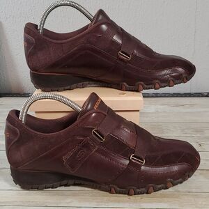 Skechers Cryptonite‎ Sassies Sneakers Loafers Shoes Dark Brown Size 9½ 46068